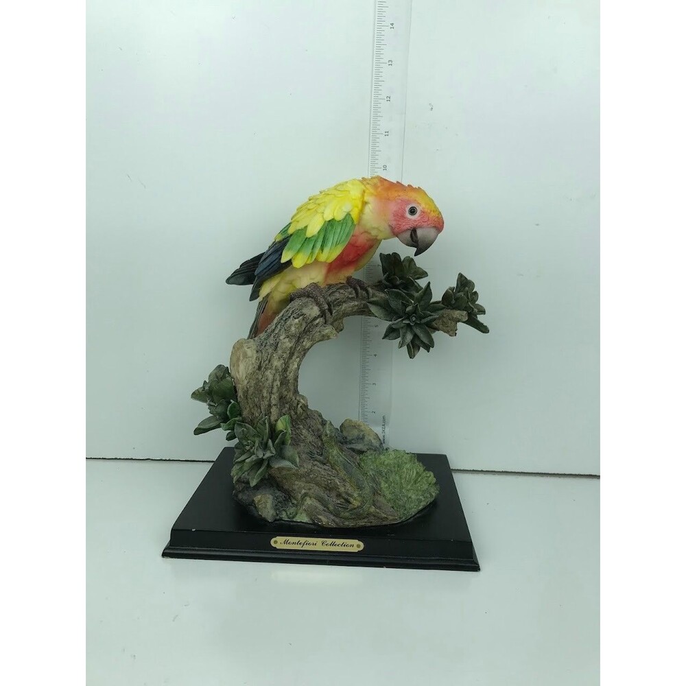 Montefiori Collection Parrot On A Branch - 10"